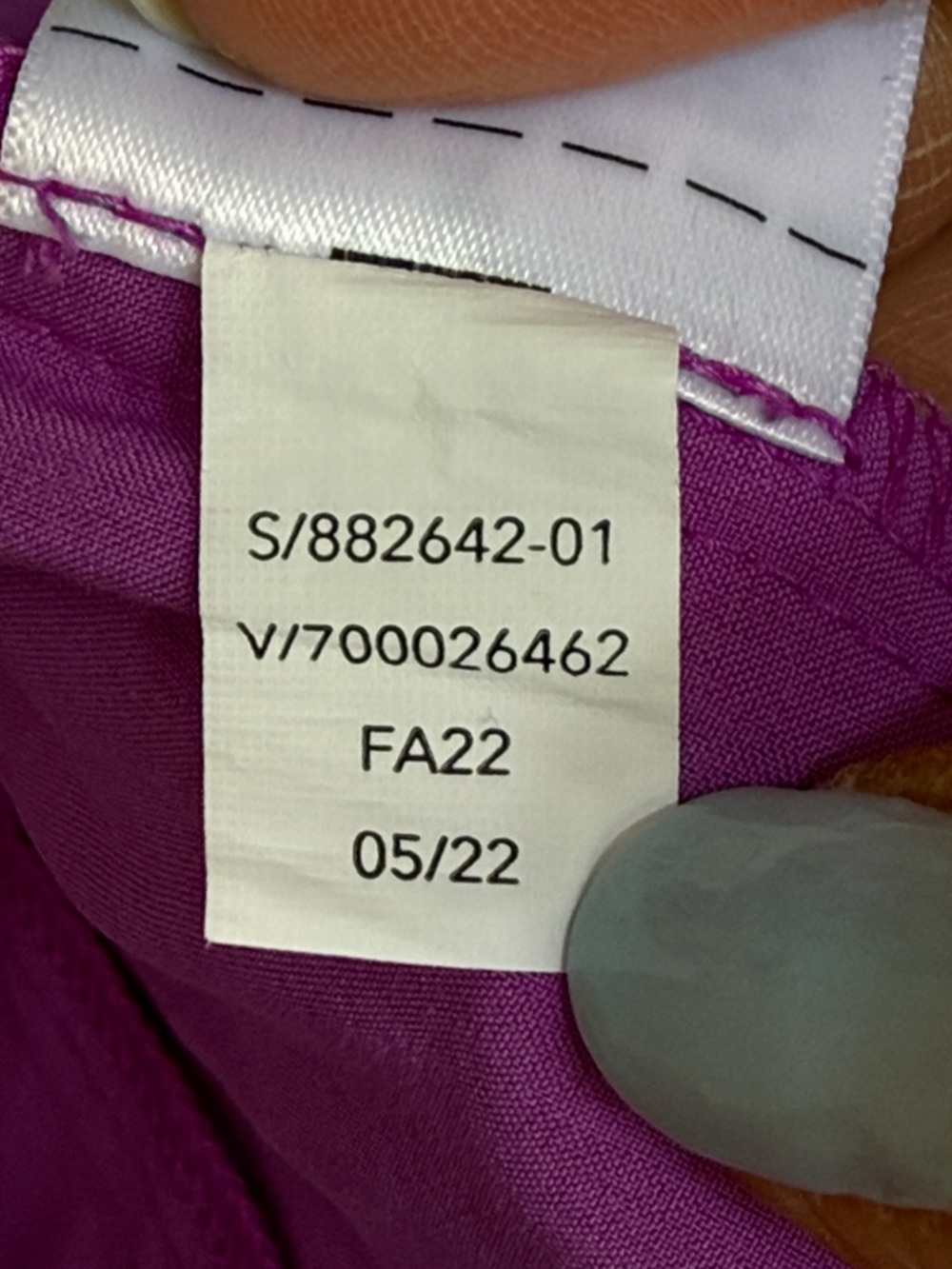 Athleta Brooklyn Heights Vienna Slim Pants Jazzy Purple High Rise Trouser Size 4 - Picture 14 of 15